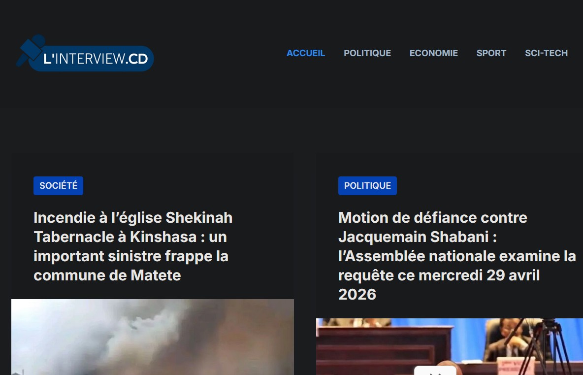 Linterview — Digital News Platform DRC