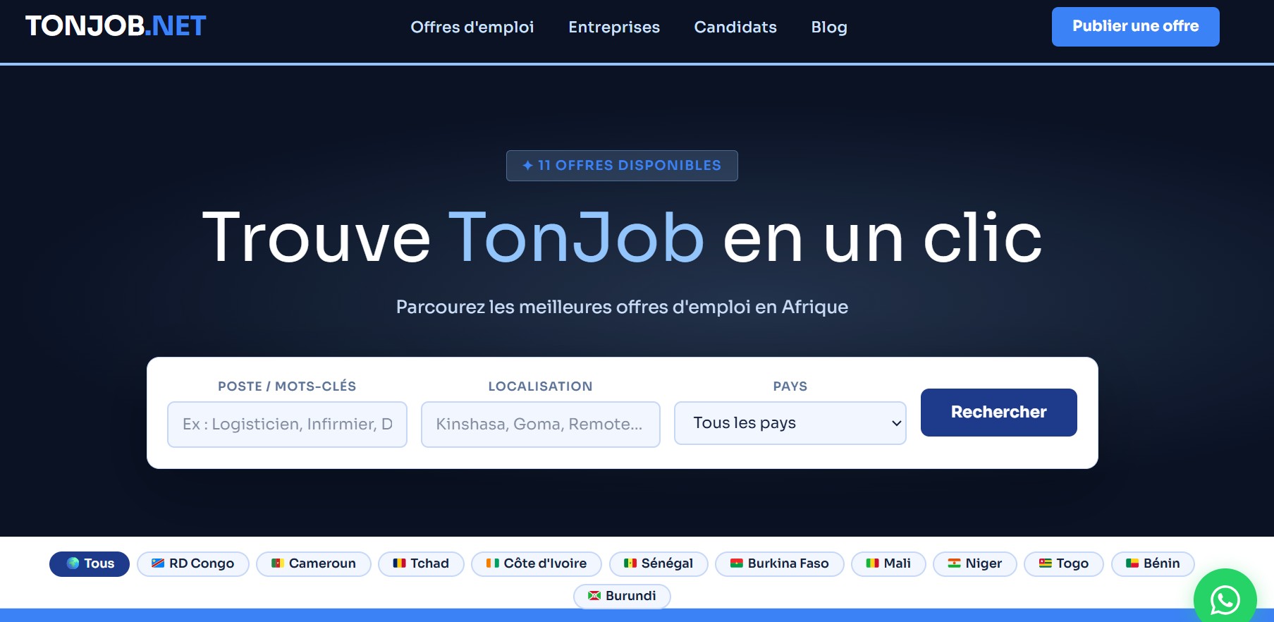 Tonjob — Employment Platform